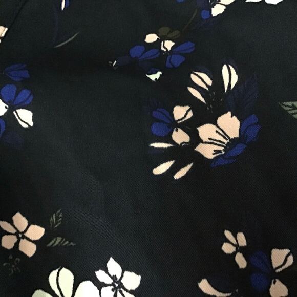 41 Hawthorn Navy Floral Sleeveless Dress with drawstring waist and pockets 3X - Picture 7 of 10